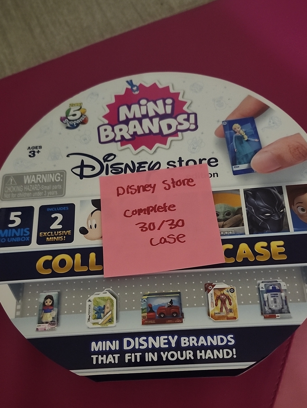Zuru Mini Brands Disney Store Collector Case Conplete